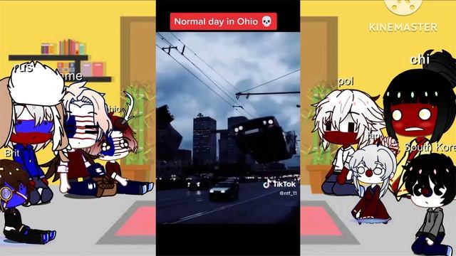 Countryhumans react to Ohio part 1 ( thank you to Slushies N’ Sleep for the idea) смотреть онлайн