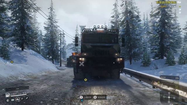 SnowRunner - MZKT 741351 & White Western Star 4964 Go To Mountain River @ White Valley смотреть онлайн