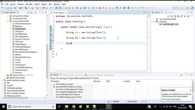 Core Java Interview Questions - Difference between == and .equals() method | String, Object #1 смотреть онлайн