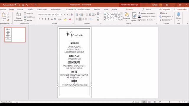 Diseña Tus MINUTAS / MENÚ De Boda De Forma Fácil