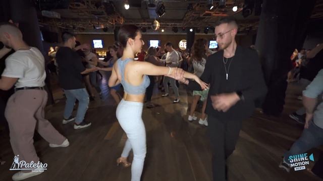 Milen Hristov & Plamena Cherneva - Bachata Social Dance | Paletro 4th Birthday Party смотреть онлайн