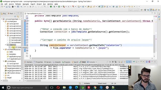 ? Criando o serviço de geração do relatório - Formação Java Web Full-Stack смотреть онлайн