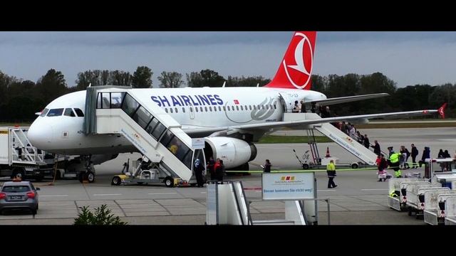 Turkish Airlines Airbus A319 [TC-JLP] at Karlsruhe/ Baden-Baden Airport смотреть онлайн