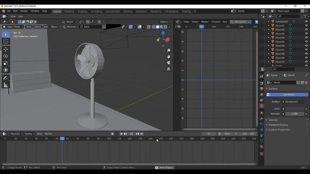 Building and designing a room the Python API in the Blender смотреть онлайн