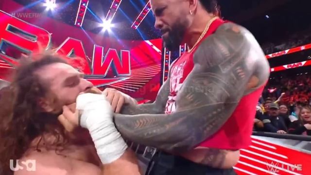 Jey Uso Vs Jimmy Uso Fight For Roman Reigns WWE Smackdown 2023 Highlights смотреть онлайн