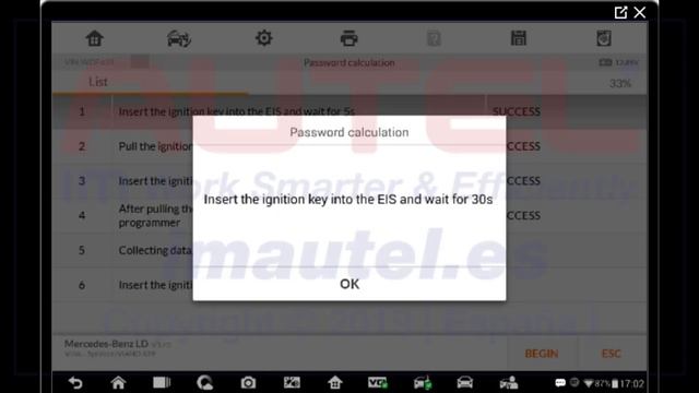 Procedimiento programación de llaves en Mercedes Vito W639. смотреть онлайн