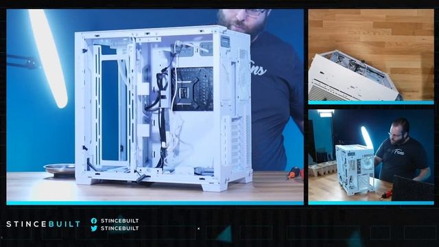 White Lian Li O11 Dynamic Evo w/ MSI Suprim 4090 + i9-13900k смотреть онлайн