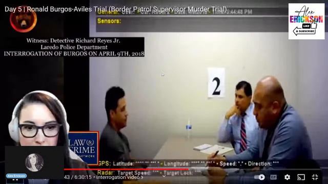 The Trial of Border Patrol Agent Ronald Anthony Burgos Aviles - Let's Catch up - His Interrogation! смотреть онлайн