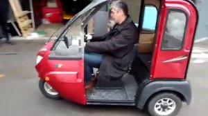 Обзор электрического трицикла для пожилых .Прост в управлении.