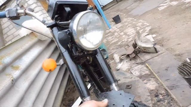 #1 Тюнинг и реставрация ИЖ Планета - 4. Новое сиденье, заднее крыло и покраска. смотреть онлайн