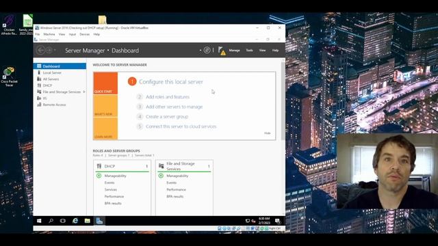 Using Windows Server 2016 as a router, DHCP server, and DNS server in Virtualbox смотреть онлайн