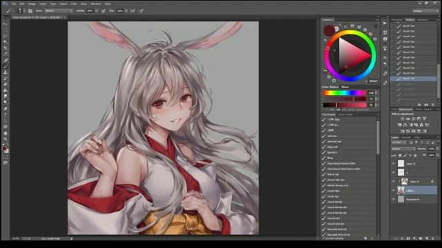[Photoshop Speed Paint] Aki смотреть онлайн