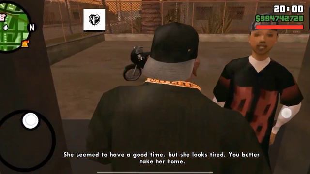 gta sa fan gameplay | gta sa character story | cj is meet her gf. first ad смотреть онлайн