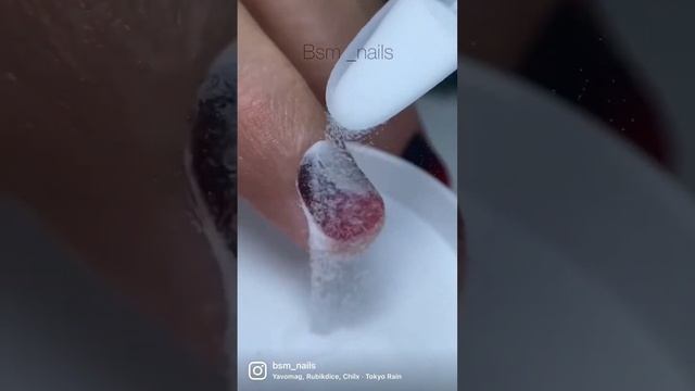 Градиент по акриловой пудре | красный градиент | горизонтальный градиент смотреть онлайн