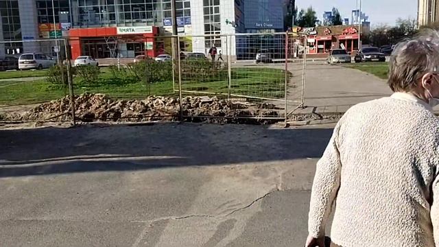 От метро Пионерская по проспекту Испытателей на автобусе смотреть онлайн