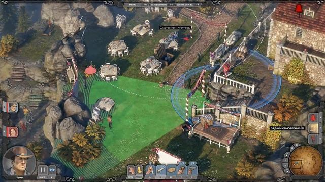 Desperados III: Миссия 4. Все достижения. Сложность ДЕСПЕРАДО. Без лишних сохранений и загрузок.