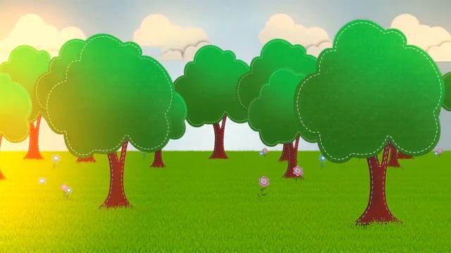 Детский футаж для фона - волшебный лес Children's background footage-magic forest смотреть онлайн