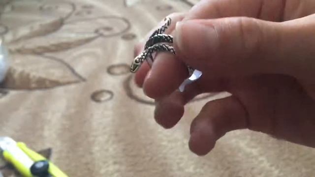 Распаковка из Китая!) Кольцо-змея!) смотреть онлайн