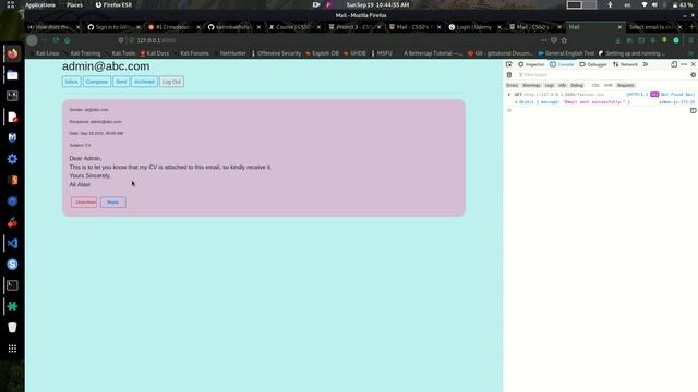 cs50 Mail Project смотреть онлайн
