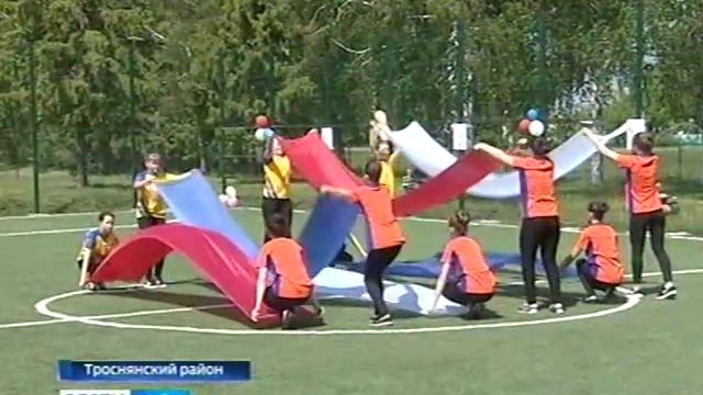 Новый спортивный объект открыли в Никольском сельском поселении Троснянского района