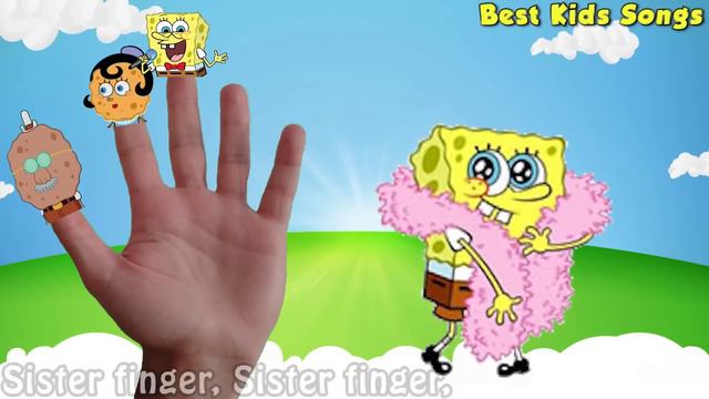 SpongeBob - Finger Family Song Collection - Nursery Rhymes SpongeBob Finger Family for Kids смотреть онлайн
