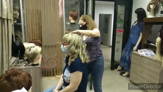 Завиваем парик из термоволокна. смотреть онлайн