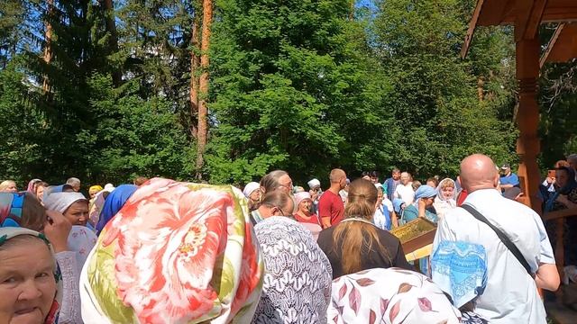 Святой Источник. Праздник Тихвинской иконы Божьей Матери 09 июля в деревне Чернцово. смотреть онлайн