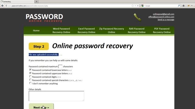 How to recover xls password online www.password-online.com смотреть онлайн