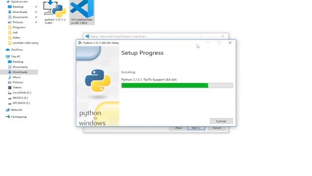 VS Code + python setup смотреть онлайн