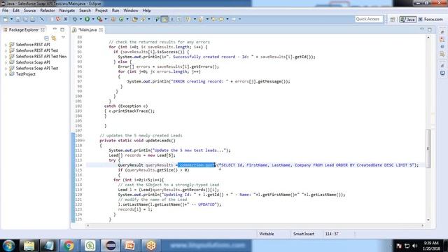 Salesforce SOAP API | DML Operation using Salesforce SOAP API using Java смотреть онлайн