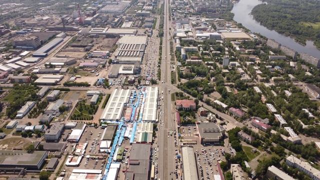 Проспект имени газеты Красноярский Рабочий в районе ТЭЦ 1 смотреть онлайн