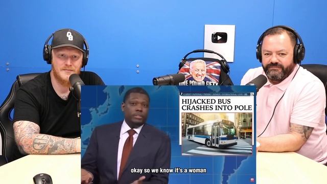 Weekend Update Colin Jost and Michael Che REACTION | OFFICE BLOKES REACT!! смотреть онлайн