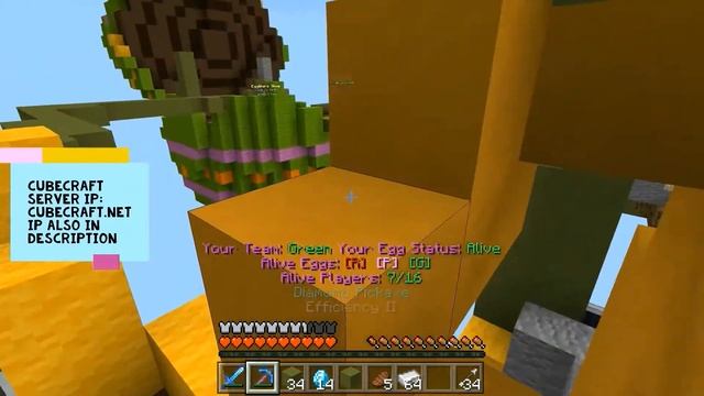 **OVERPOWERED** Eggwars Game on Cubecraft, Featuring NinjaBoy109! смотреть онлайн