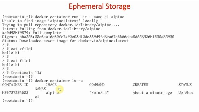 30-Ephemeral Storage vs Persistent Storage in Docker | Docker Tutorial for Beginners (Hindi) смотреть онлайн