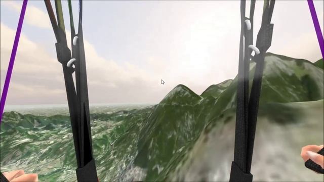 Paraflysim Version 1.6 Development Terrain - 3D Paragliding Simulator смотреть онлайн