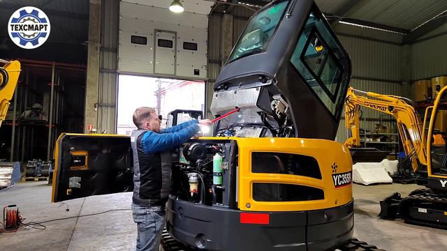 Миниэкскаватор YC35SR: Полный Обзор и Технические Характеристики смотреть онлайн