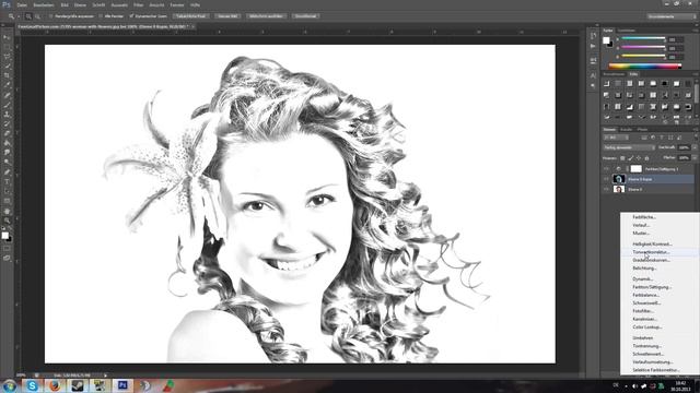 Adobe Photoshop CS6 Tutorial - Foto in Bleistiftzeichnung verwandeln [Deutsch] смотреть онлайн