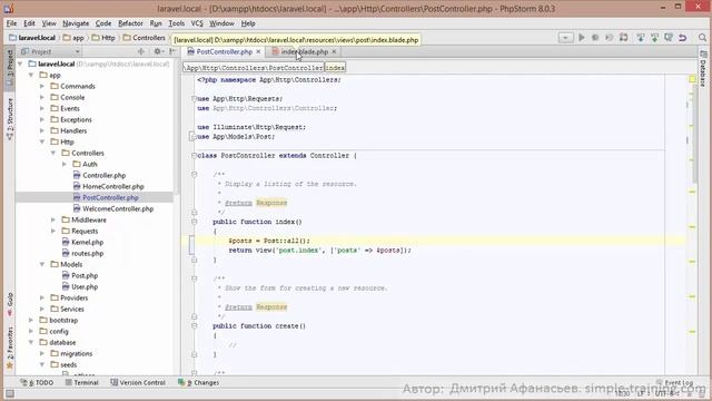 #7 Laravel 5 Первый Select смотреть онлайн