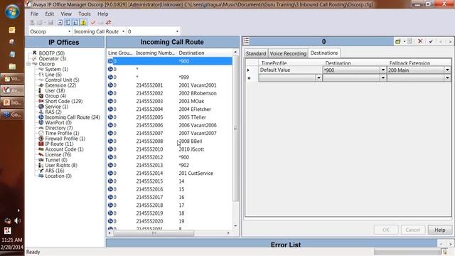 Avaya IP Office Inbound Call Routing with The AgilityCG Guru Admin Training смотреть онлайн