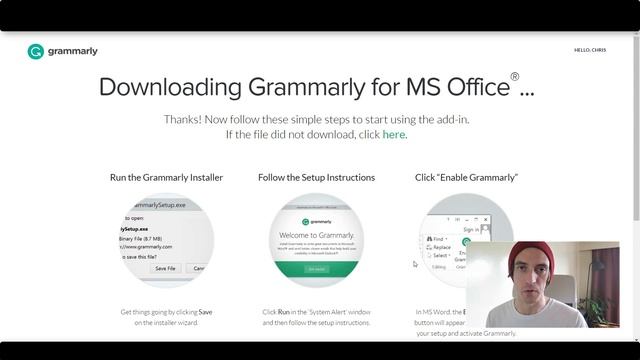 How to Download & Install Grammarly for MS Word for FREE смотреть онлайн