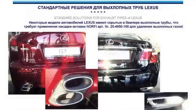 NORFI новая насадка-вставка для современных автомобилей смотреть онлайн