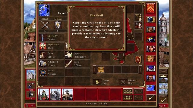 Heroes3 buying a hero who has the grail смотреть онлайн