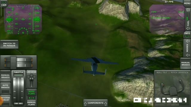 Сажаю САМОЛЁТЫ без ШАССИ в ИГРЕ Turboprop Flight Simulator 3D! смотреть онлайн