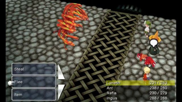 Final Fantasy 3 Gameplay Walkthrough - Part 9 - Tower of Owen Medusa Boss смотреть онлайн
