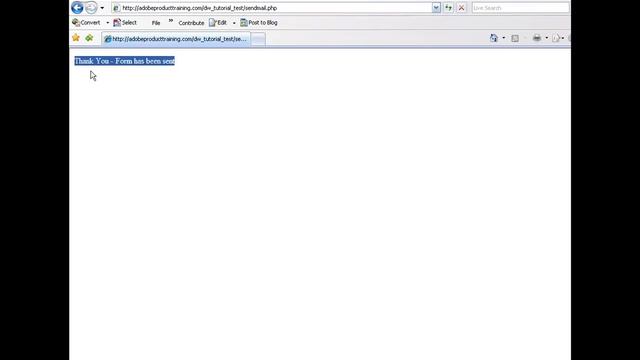 Dreamweaver Form using PHP - Dreamweaver Tutorial, Learn Dreamweaver смотреть онлайн