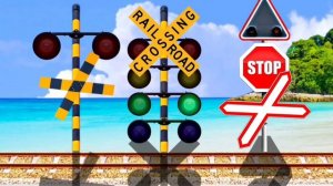 Electric windmill Palang pintu kereta api  ?【踏切アニメ】FUMIKIRI  踏切 Railroad crossing sign and trainz