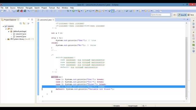 Java - Операторы условия и ветвления. Урок 2! смотреть онлайн