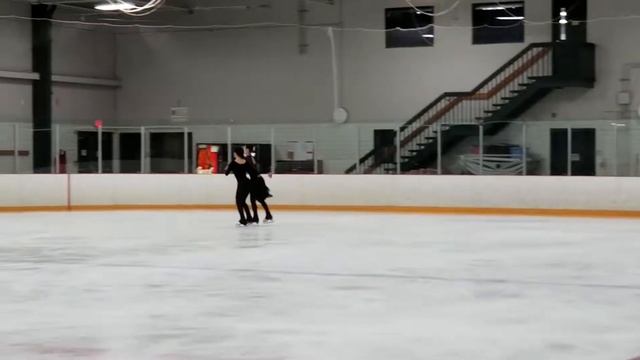 Pre-Bronze Ice Dance test: Swing Dance; Cha-Cha; Fiesta Tango; смотреть онлайн