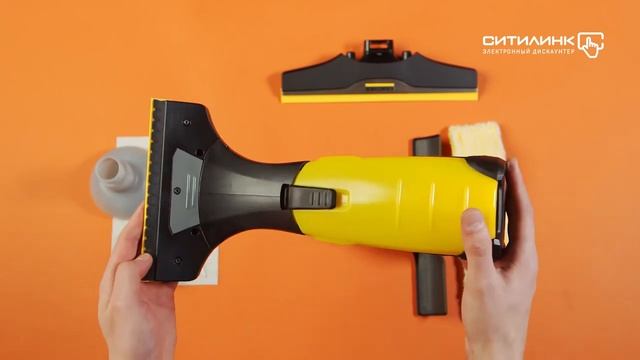 Обзор стеклоочистителя KARCHER WV 2 | Ситилинк смотреть онлайн