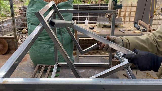 DIY - Craftsman's Ideas/2 in 1 Outdoor Furniture Project You Should See/Metal Smart Folding Tool ! смотреть онлайн
